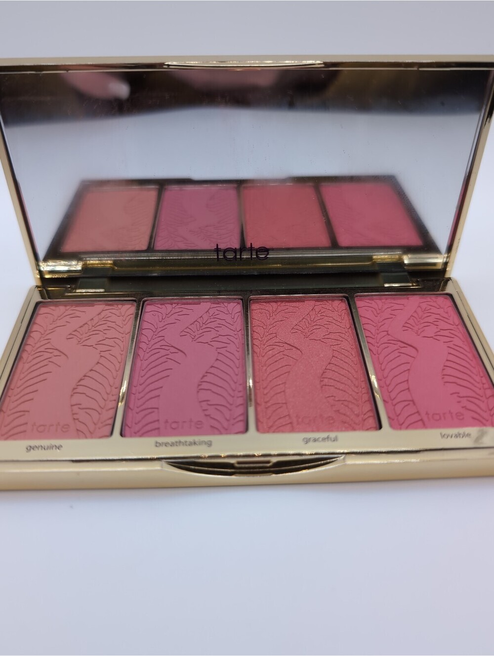 TARTE Blush Bliss Palette "Genuine, Breathtaking, Graceful, Loveable" New